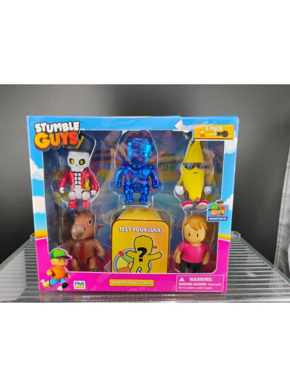 Stumble Guys 6-Pack Mini Action Figures Collectible Set By PMI